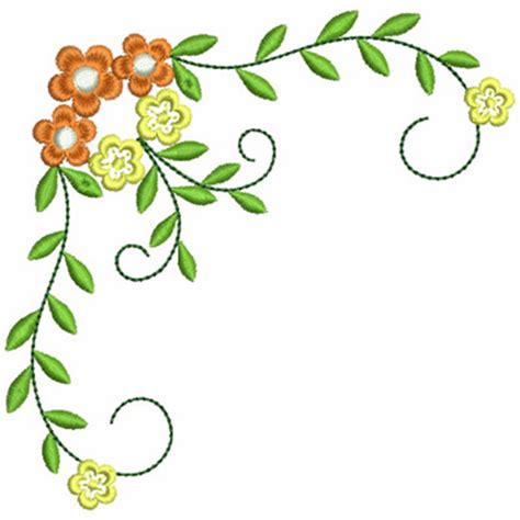 As the blanket grows from just one corner, you will find it works up very quickly. Wind Bell Embroidery Embroidery Design: Floral Corner 5.03 ...