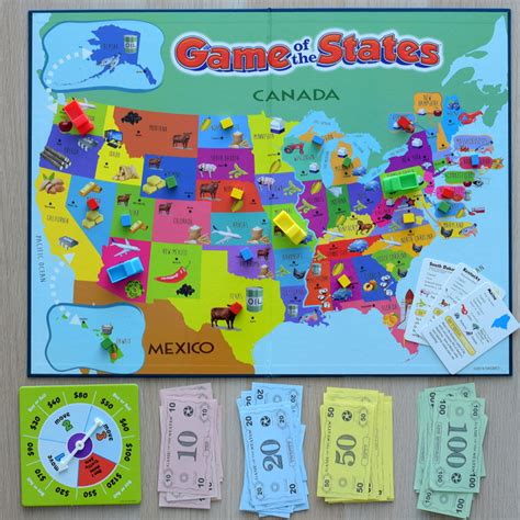 Game Of The States Us Geography Game Vanilla Joy