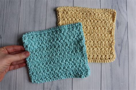 daisy stitch crochet washcloth free pattern rich textures crochet