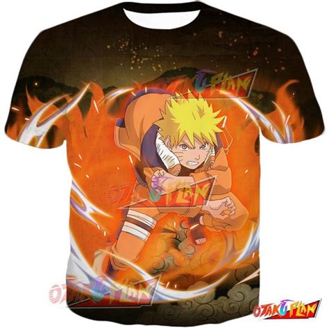 Naruto Uzumaki Nine Tails Power Up T Shirt