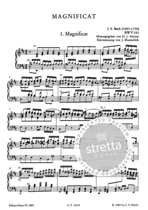Magnificat D Major Bwv 243 By Johann Sebastian Bach Choir