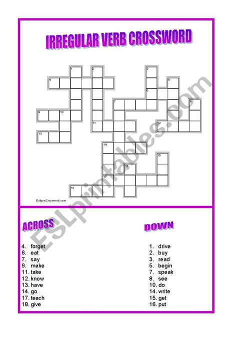 Printable Word Search Puzzles Verbs Printable Crossword Puzzles Hot Sex Picture