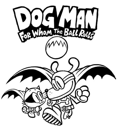 Dog Man 4 Coloring Page - Free Printable Coloring Pages for Kids