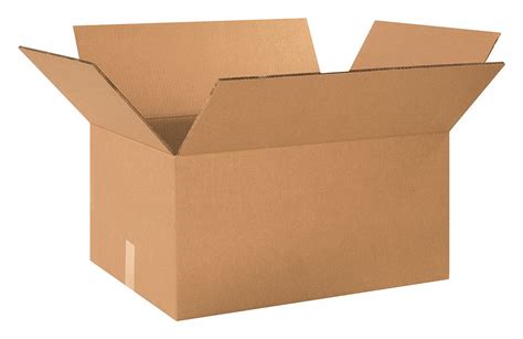 Grainger Approved Shipping Box Heavy Duty Double Wall 24x18x12 In