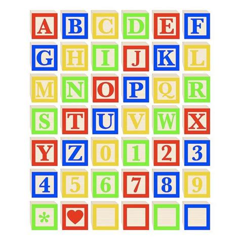 Baby Blocks Alphabet And Numbers Clip Art In By Valerianedigital
