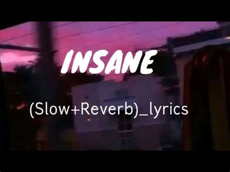 Insane Slow And Reverb Ap Dhillon Lyrics Punjabi Song New Song