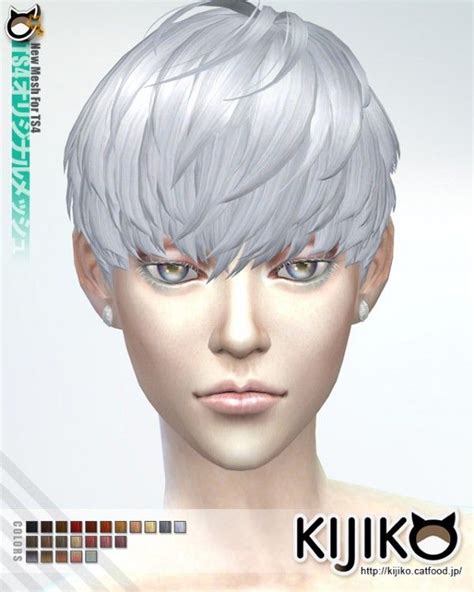Kijiko Short Hair With Heavy Bangs For Female • Sims 4 Downloads