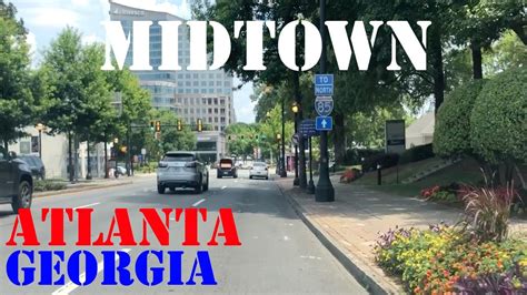Atlanta Neighborhood Drive Midtown Youtube