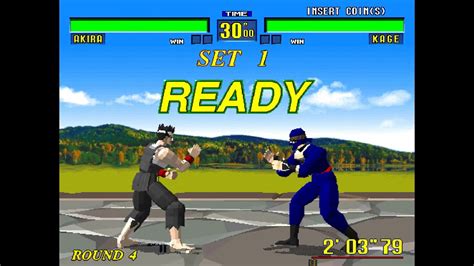 Virtua Fighter 1993 Sega Model 1 Arcade Hd 60fps Youtube