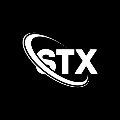 Logotipo De Stx Letra Stx Diseño Del Logotipo De La Letra Stx
