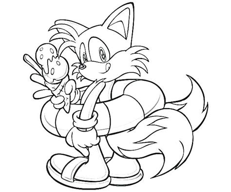 Printable Sonic And Tails Coloring Pages