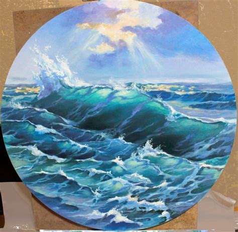 Storm In The Sea My Oil Painting On Hardboard 9GAG