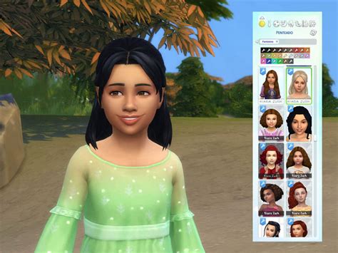 Lilith Hairstyle For Girls At My Stuff Origin Sims 4 Updates