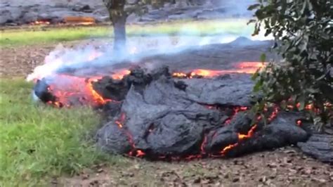 Pahoa Lava Flow 102814 Youtube