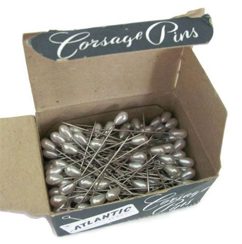 Vintage Corsage Pins 1960s Atlantic Corsage Pins Pearl Etsy