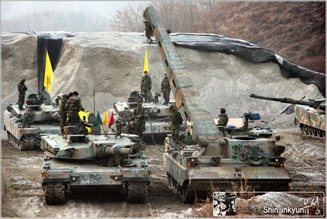 South Korean K1a1 Tank Fighting