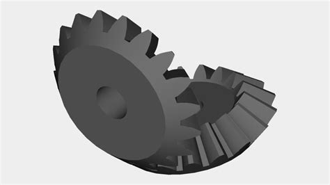 Bevel Gear Download Free 3d Model By Trannam Cad Crowd