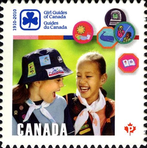 Girl Guides of Canada, 1910-2010 - Canada Postage Stamp