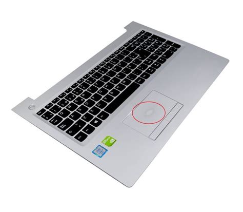 Teclado Con Carcasa Y Touchpad Para Lenovo Ideapad 510 Plata Original