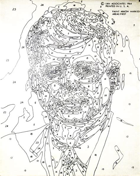 It's not quite as free form as . JFK Paint by Numbers | Art Without Artists Co-curated by ...