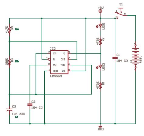 Using the 555 timer ic in special or unusual circuits. Schematics of delabs: Astable Multivibrator with 555 Timer
