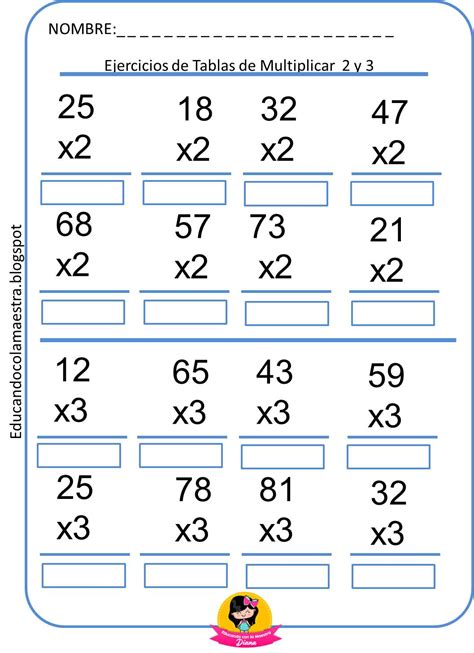 Aprende La Tabla Del Ejercicios Tablas De Multiplicar Matematica My