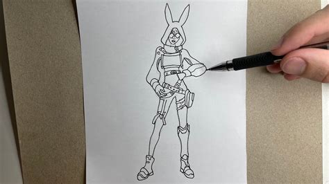 How To Draw Highwire From Fortnite Very Easy Youtube