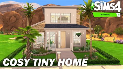 Cosy Tiny Home Stop Motion Sims 4 No Cc Youtube