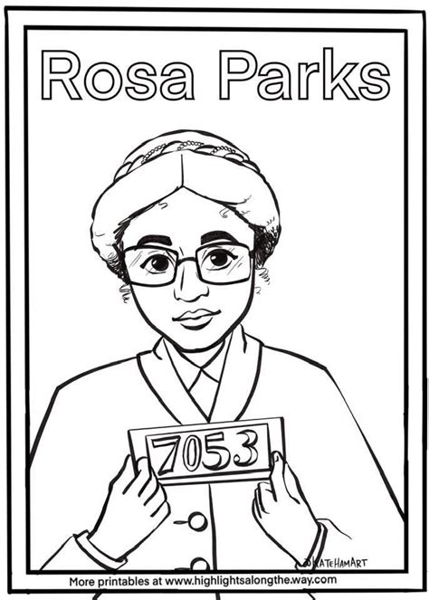 Free Coloring Pages And Black History Month