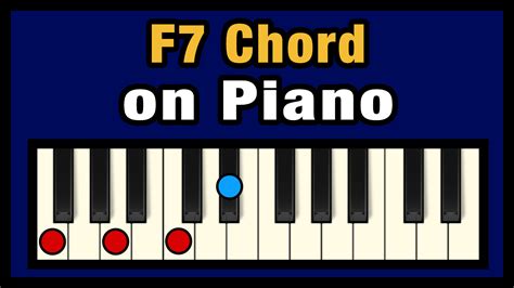 F7 Chord On Piano Free Chart Professional Composers