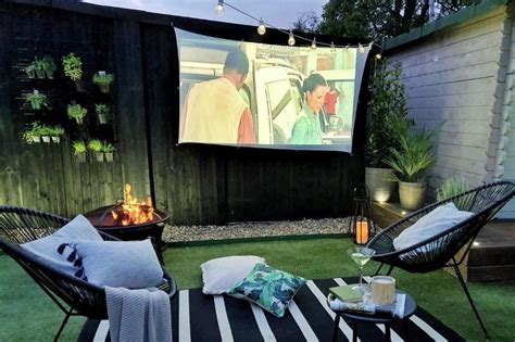 How To Create An Outdoor Cinema From Projectors To Lighting Watch