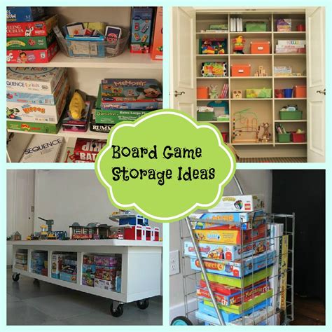 With the immense number of board games out there, this task does seem a little daunting. homey home design: Game Storage