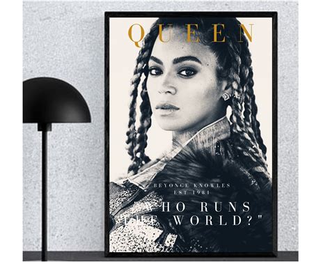 Beyonce Poster Queen B Wall Art Digital Art Download Includes 2