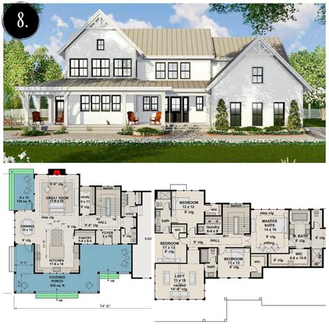 12 Modern Farmhouse Floor Plans Rooms For Rent Blog Modern Farmhouse