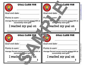 Place the card on your notebook or a sheet of paper and use a pencil to trace the outline. Accelerated Reader and Reading Counts Resources from Teacher's Clubhouse