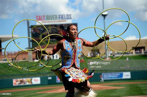 Tony Duncan Apache Does A Hoop Dance Before The Start Of The News