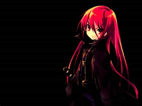 Anime Girl Red And Black Wallpapers Wallpaper Cave