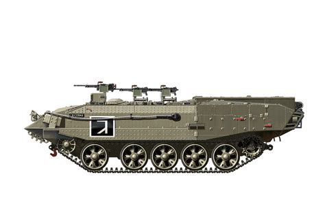 Meng 135 Israel Heavy Armoured Personnel Carrier Achzarit Early Ss 003