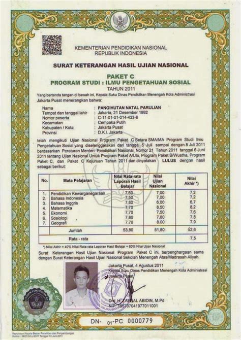 Detail Contoh Ijazah Sma Yang Sudah Dilegalisir Koleksi Nomer