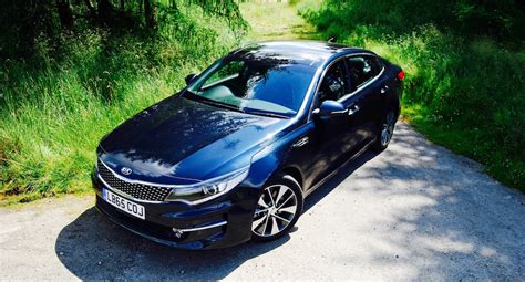 Kia Optima Review Front Side Blue Driving Torque