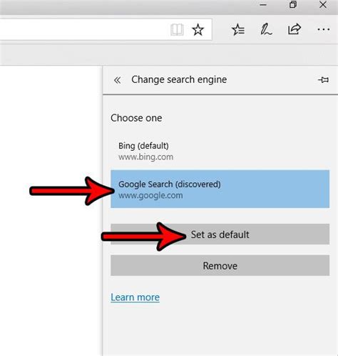 Comment changer le moteur de recherche par défaut dans Microsoft Edge
