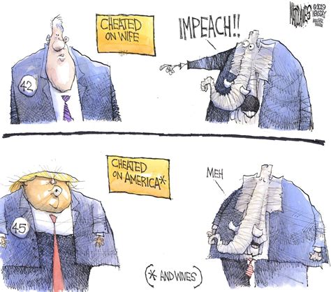 impeachment cartoons are more difficult during trump s era than clinton s except when they re