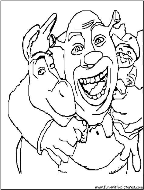 Shrek Coloring Pages Free Printable Colouring Pages For Kids To Print
