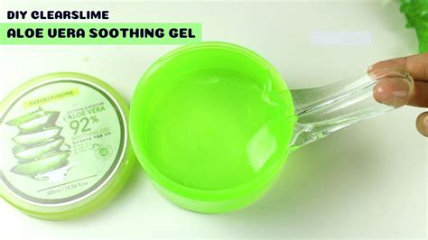 Cách Làm Slime Trong Gel Nha Đam Diy Making Aloevera Soothing Gel