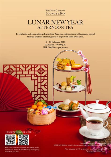 Cny Afternoon Tea At The Ritz Carlton Bali Honeycombers Bali