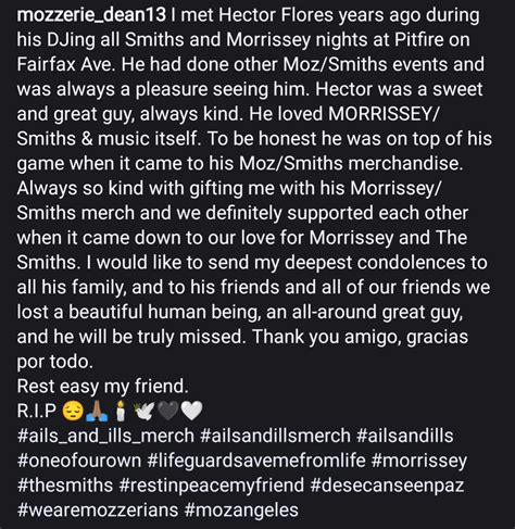 Book Of Condolence Thread Page Morrissey Solo