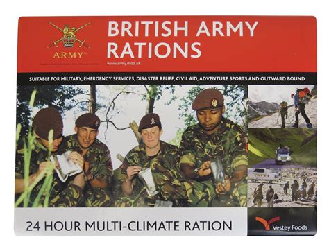 British Army 24hr Ration Pack Menu 10