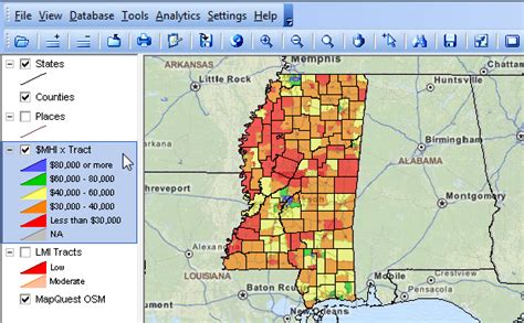 Mississippi Demographic Economic Trends Census 2010 Population