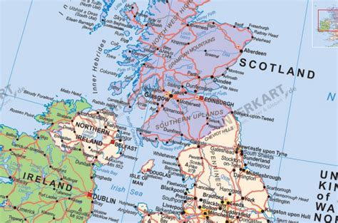 Map Of Northern England And Scotland Secretmuseum