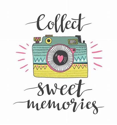 Memories Sweet Camera Lettering Quotes Collect Fotografica